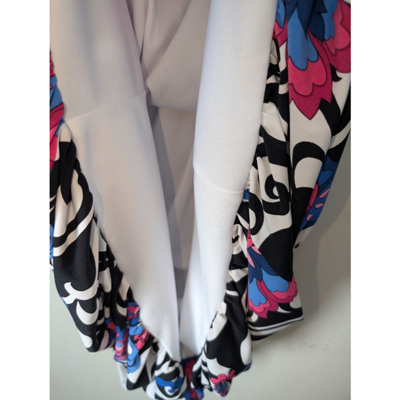 Candie's Halter Dress XL Black White Floral, Womens - Picture 4 of 6